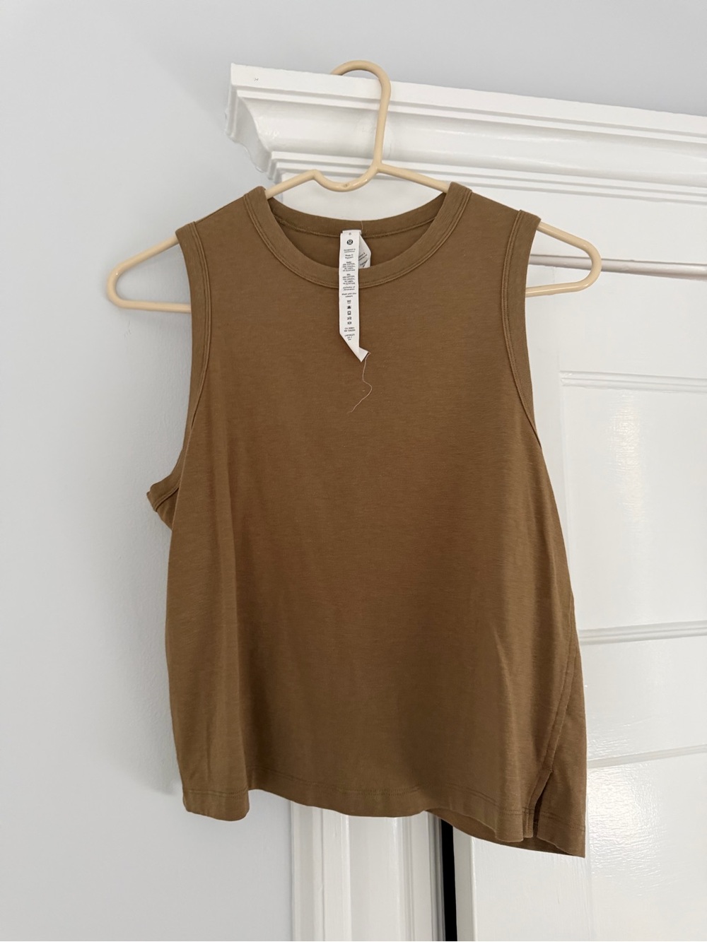 lululemon athletica Brown Sleeveless Muscle Tank